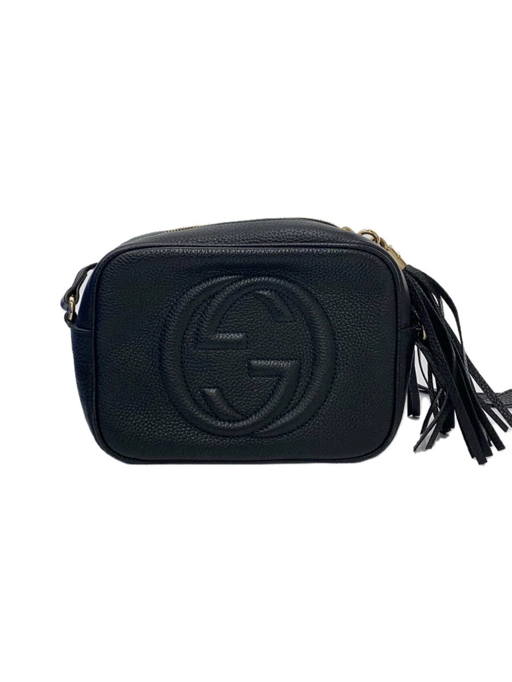 Gucci Disco Bag Soho Leather Black Shoulder Bag
